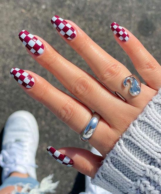 NAIL DESIGNS WITH RED AND WHITE