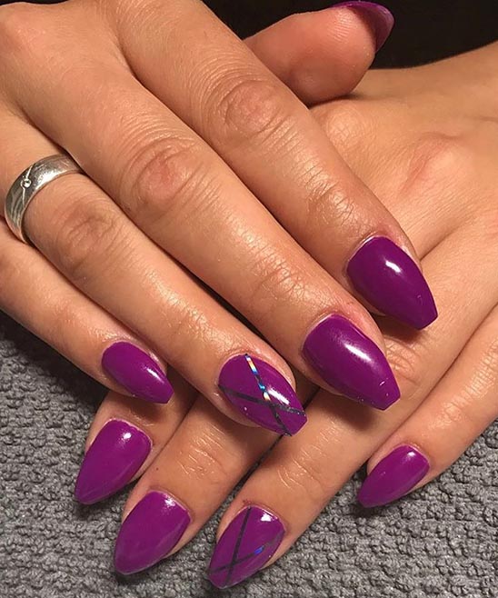 NAILS COFFIN SHAPE SHORT