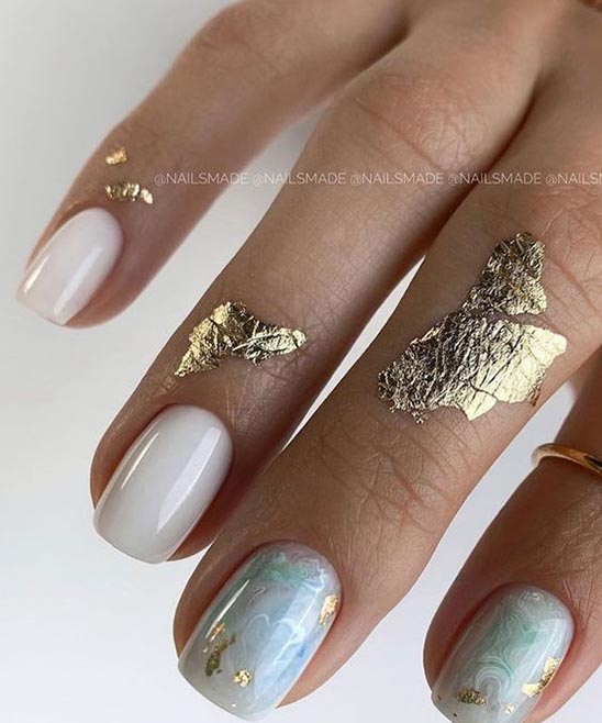 NAILS IDEAS COFFIN SHORT