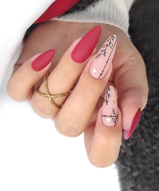NAILS IDEAS COFFIN SHORT