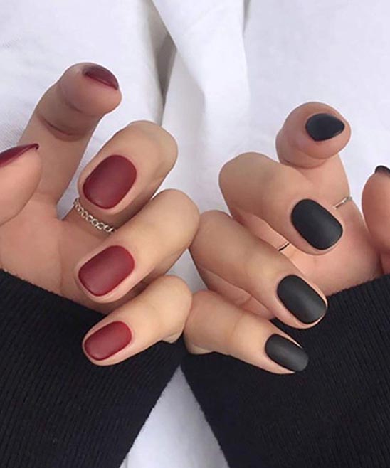 NATURAL SHORT COFFIN ACRYLIC NAILS