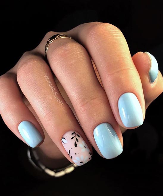 OMBRE ACRYLIC NAILS SHORT COFFIN