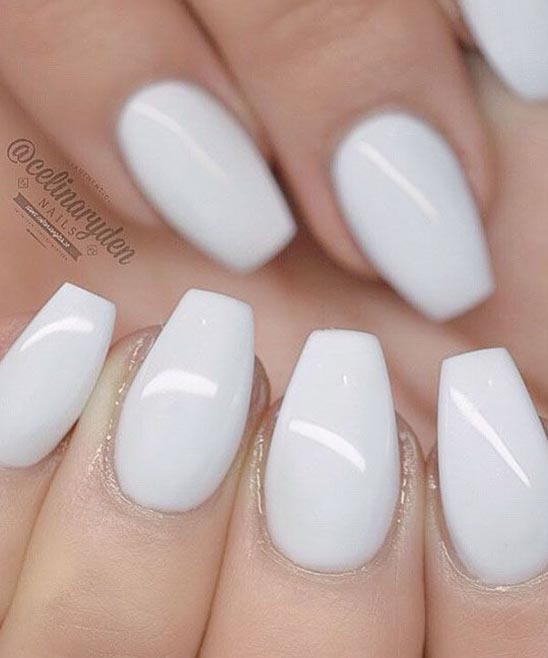 OMBRE COFFIN NAILS SHORT