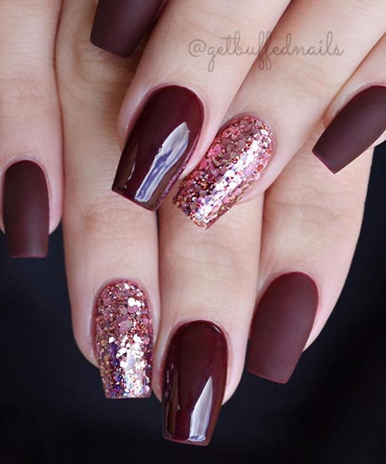 OMBRE SHORT COFFIN NAILS