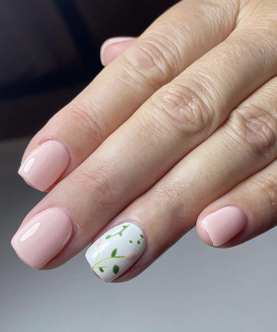 PINK AND WHITE COFFIN NAILS WITH DESIGN