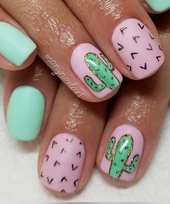 PINK SPRING NAIL DESIGNS