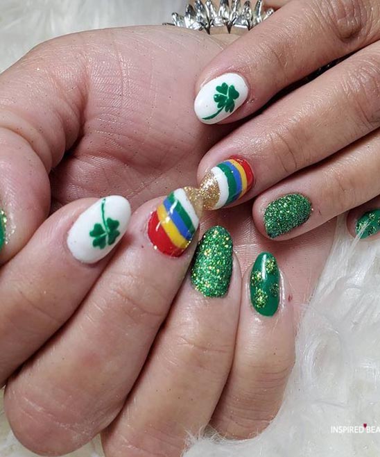 Red Acrylic Nail Designs for Prom