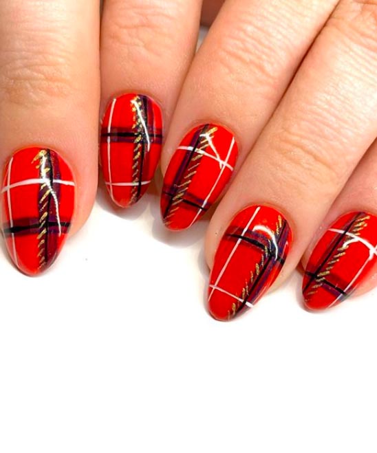Red Acrylic Nails Designs