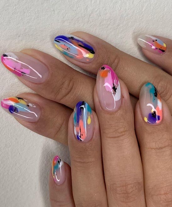 Red Christmas Acrylic Nails Designs