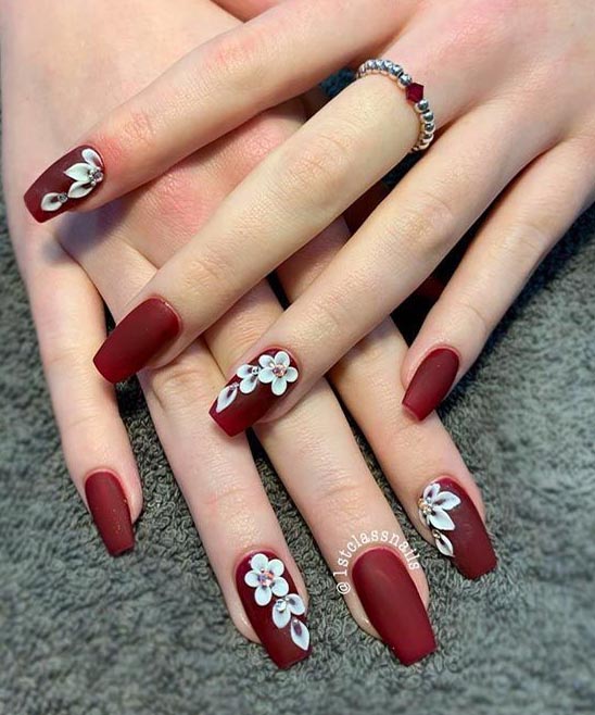 Red Chrome Nail Designs