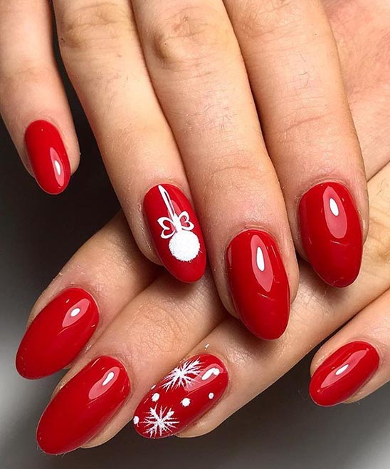 Red French Nail Designs