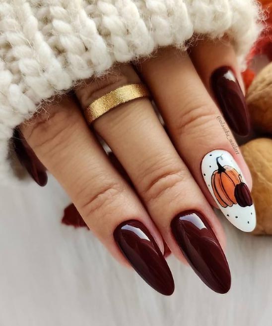 Red and Gold Nail Designs