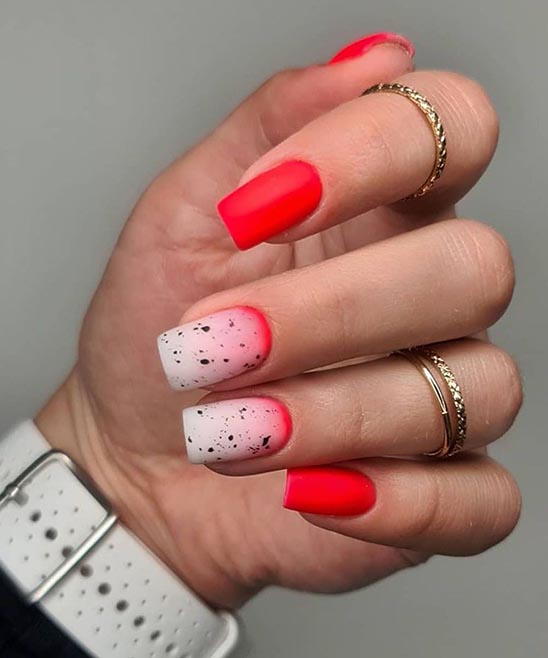 SHORT ACRYLIC NAILS COFFIN SHAPE