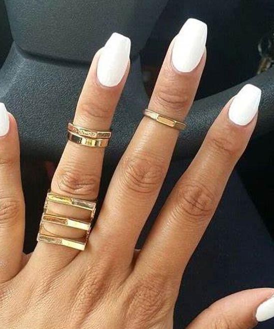 SHORT BLACK COFFIN SHAPED NAILS