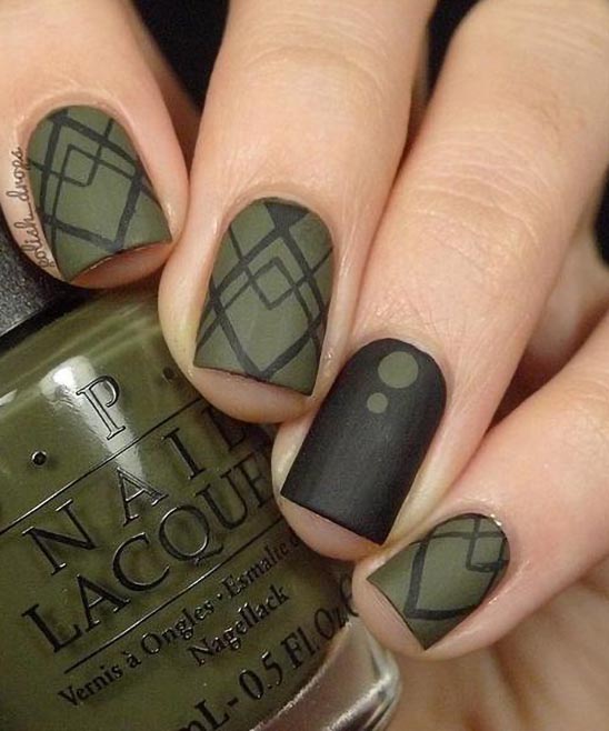 SHORT COFFIN ACRYLIC NAIL DESIGNS