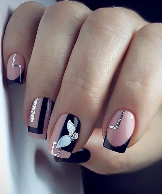 SHORT COFFIN ACRYLIC NAILS