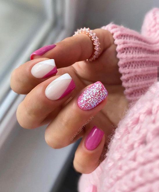 SHORT COFFIN ACRYLIC NAILS FALL