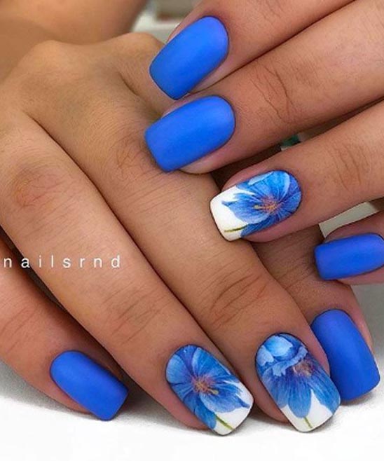 SHORT COFFIN ACRYLIC NAILS RED