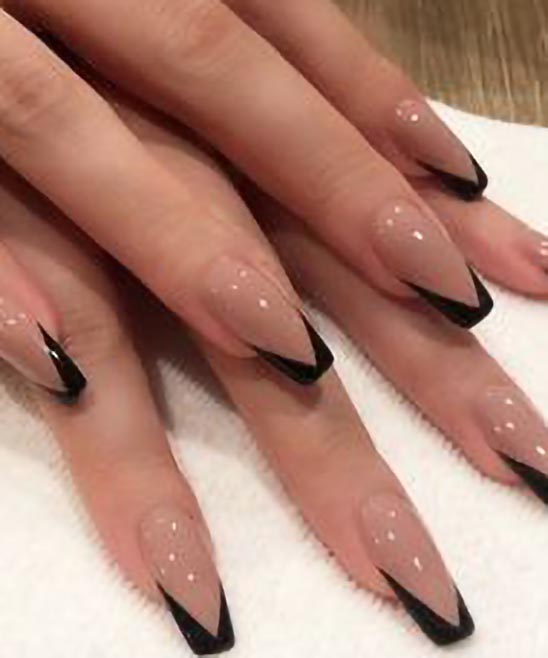 SHORT COFFIN ACRYLIC NAILS
