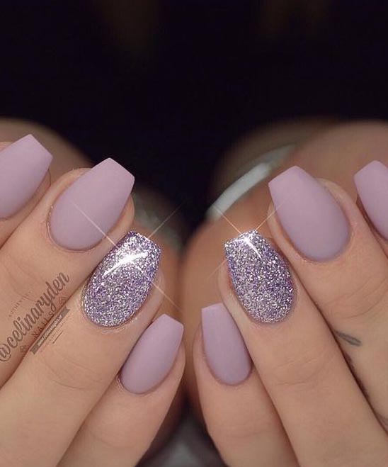 SHORT COFFIN BLACK NAIL DESIGNS