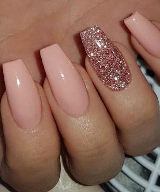 SHORT COFFIN FALL NAILS