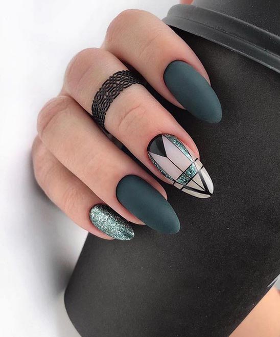 SHORT COFFIN HALLOWEEN NAILS