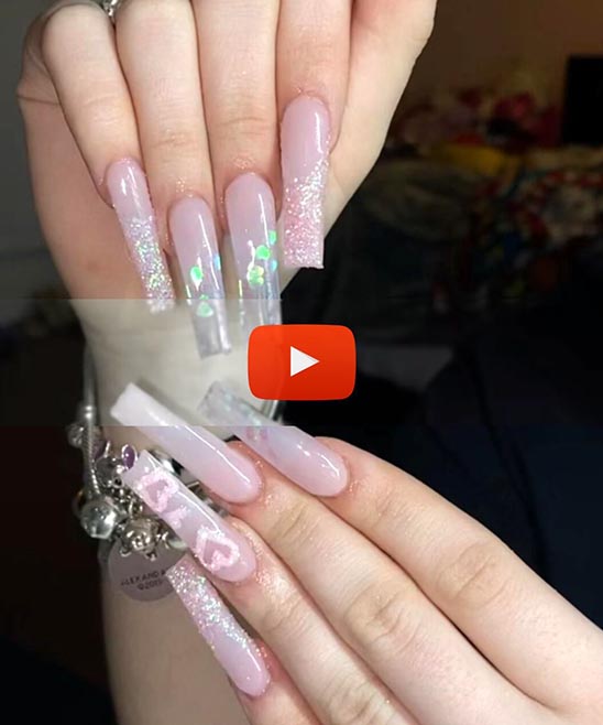 SHORT COFFIN NAIL DESIGN