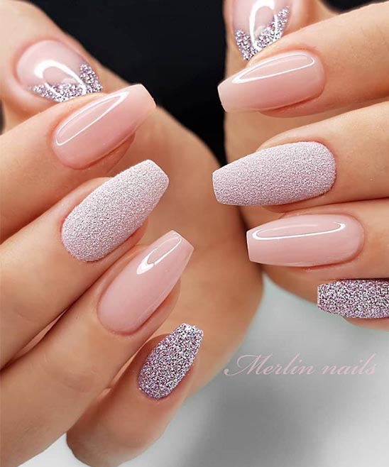 SHORT COFFIN NAIL DESIGN