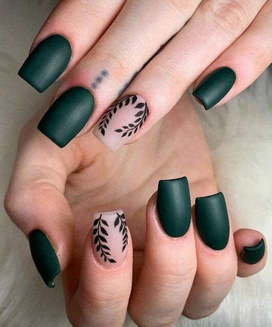 SHORT COFFIN NAIL DESIGN IDEAS