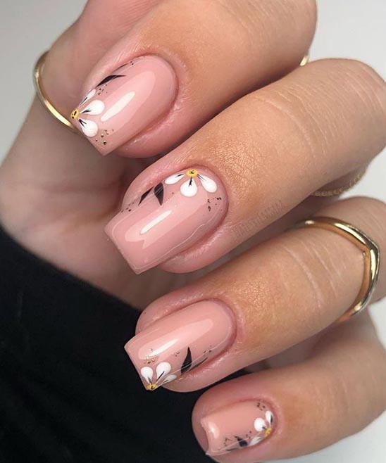 SHORT COFFIN NAIL DESIGNS BLUE