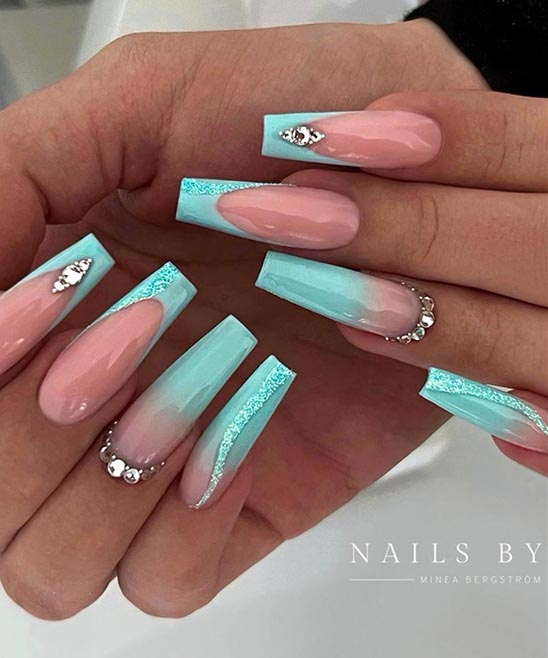 SHORT COFFIN NAILS BLACK