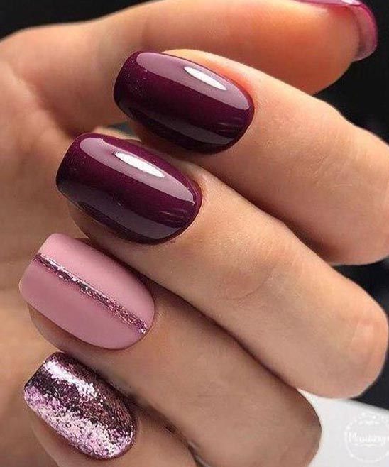 SHORT COFFIN NAILS BLUE