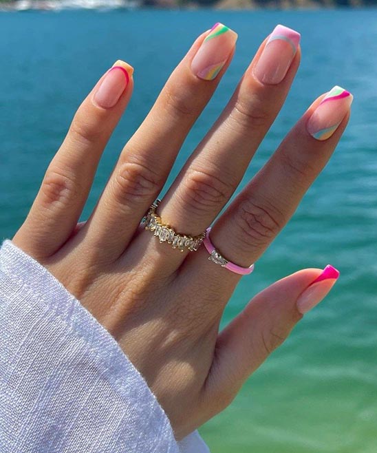 SHORT COFFIN NAILS DESIGNS