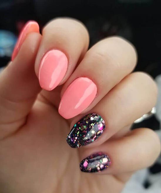SHORT COFFIN NAILS OMBRE
