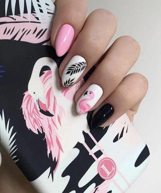 SHORT COFFIN NATURAL ACRYLIC NAILS