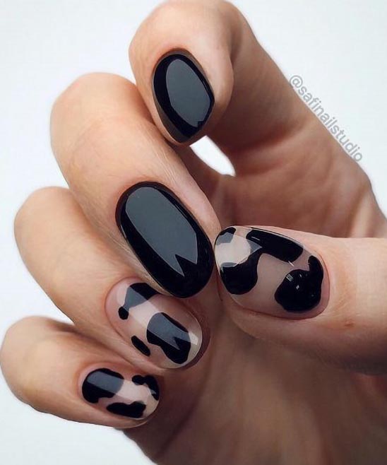 SHORT COFFIN SHAPE NAILS