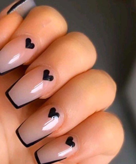 SHORT COFFIN SUMMER NAILS