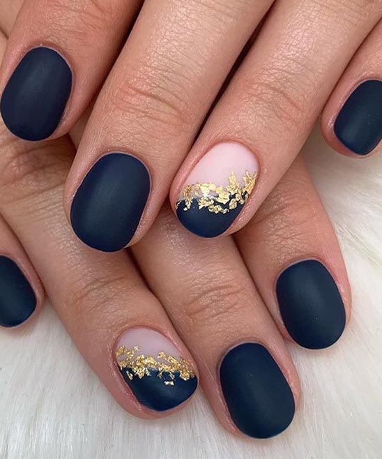 SHORT COFFIN WHITE TIP NAILS