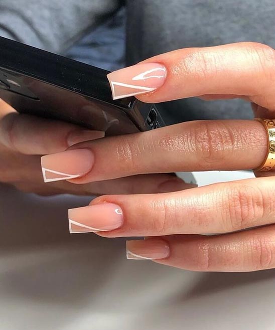 SHORT RED COFFIN NAILS