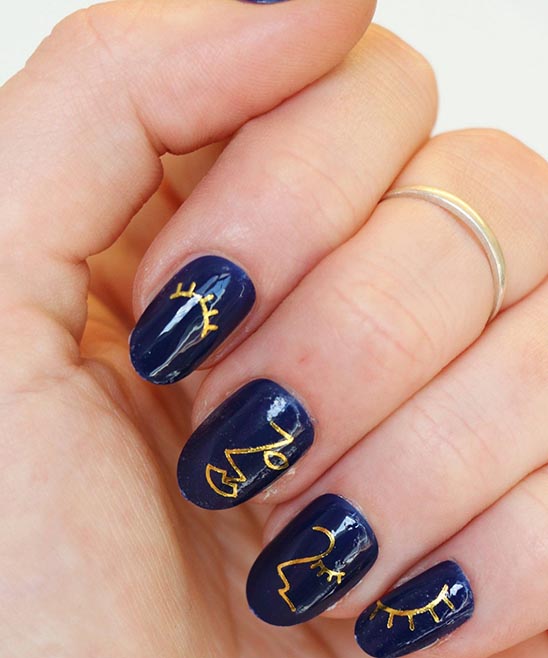 SHORT RED COFFIN NAILS