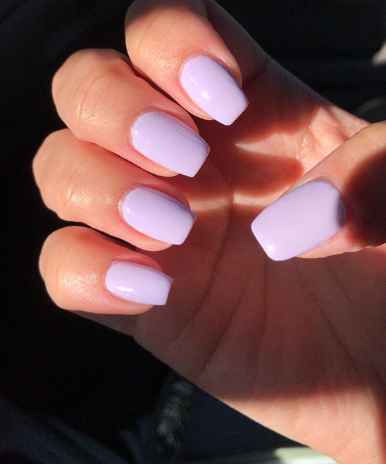 SHORT RED COFFIN NAILS