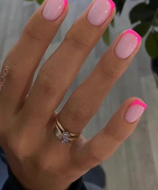 SIMPLE COFFIN SHORT ACRYLIC NAILS