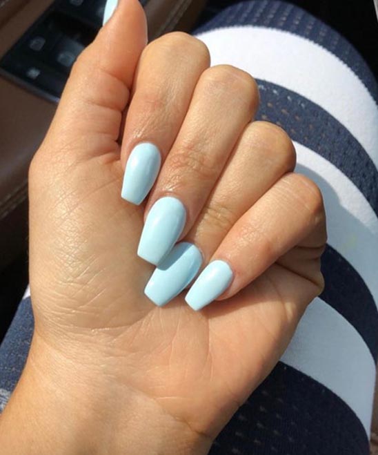 SIMPLE SHORT COFFIN NAILS