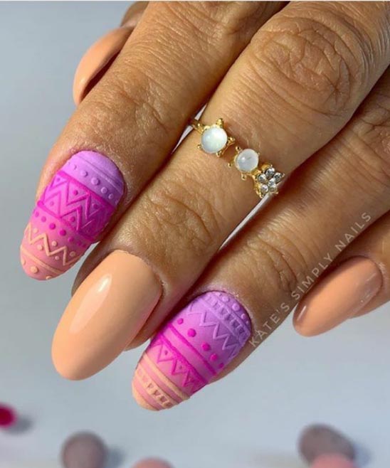 SPRING ALMOND NAIL DESIGNS