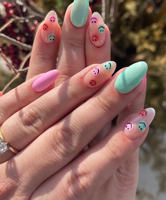 SPRING NAIL DESIGNS ALMOND SHAPE