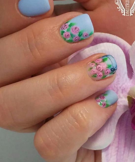 SPRING SHORT NAIL DESIGNS