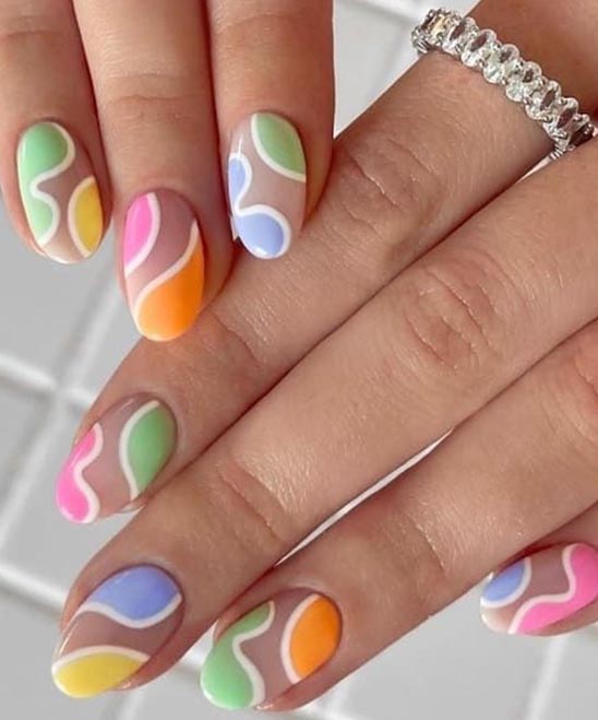 SPRING SHORT NAIL DESIGNS