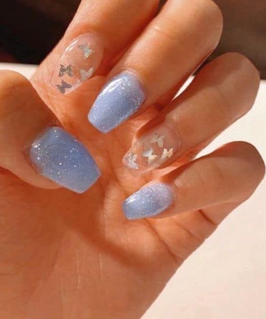 SUMMER NAIL IDEAS SHORT COFFIN