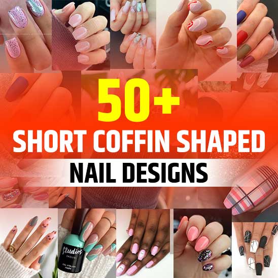 Short Coffin Shaped Nails