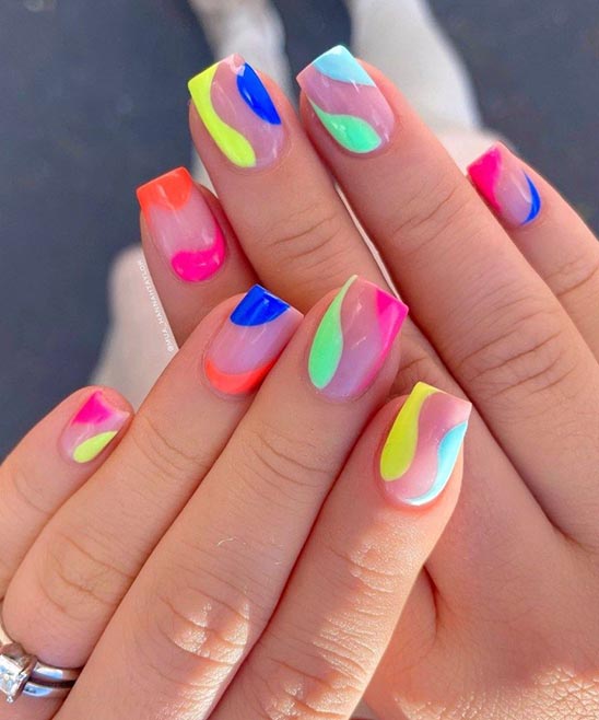 Short Summer Gel Nail Designs